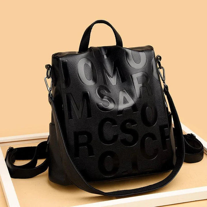 Stylish and spacious British women's backpack with premium materials and multiple compartments for everyday use