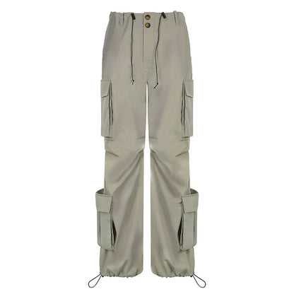 Personalised side pocket cargo trousers in grey, featuring a relaxed fit and practical pockets for everyday use.