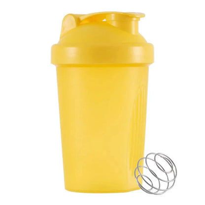 Premium protein shaker bottle with stainless steel whisk ball, BPA-free plastic, and leak-proof design for on-the-go fitness enthusiasts in the UK.