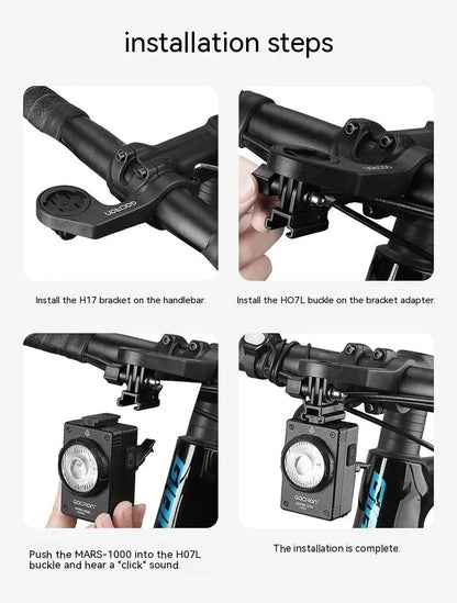 Powerful 1000-lumen bicycle headlight with waterproof design, long battery life, and intuitive controls for safe night cycling in the UK