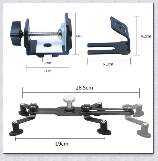 Premium Adjustable Car Tablet Holder with Durable Aluminium Construction and Customisable Viewing Angle
