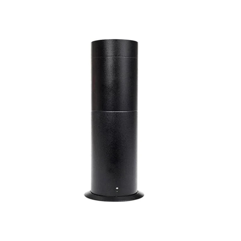 Elegant 120ml electric aroma diffuser with sleek metal design, perfect for creating a relaxing and inviting atmosphere in any setting