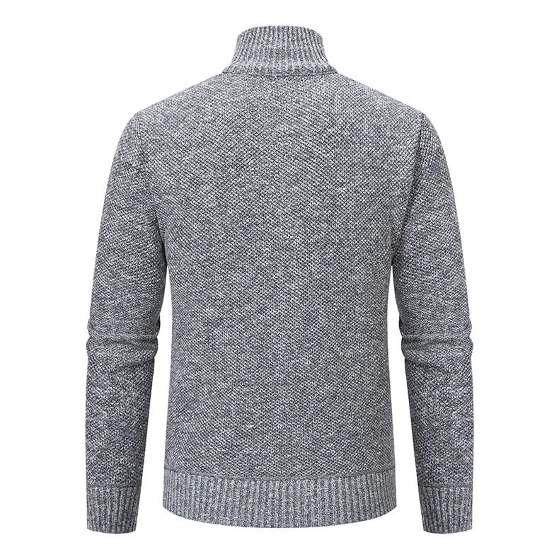Premium slim-fit jacket with stand collar in a range of classic colours, made from high-quality chenille fabric for exceptional warmth and comfort.