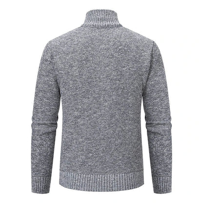 Premium slim-fit jacket with stand collar in a range of classic colours, made from high-quality chenille fabric for exceptional warmth and comfort.