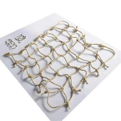 Premium linen climbing net toy designed for British bird owners to encourage natural climbing and physical activity