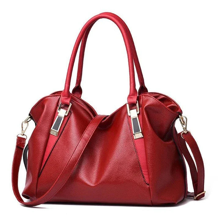 Premium Casual Chic Shoulder Bag in Blue colour, featuring a spacious interior, soft PU material, and a timeless design for the modern British woman.