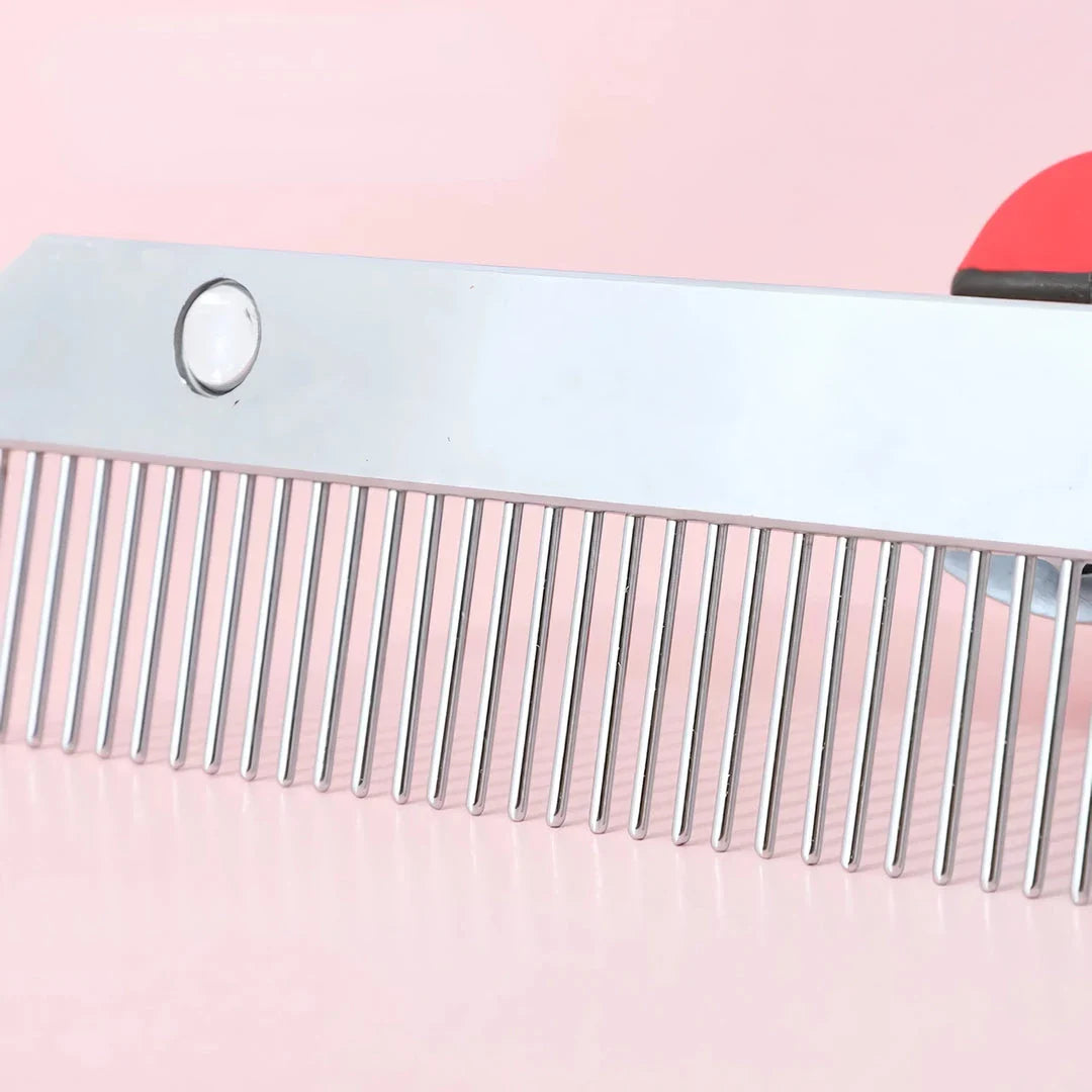 Premium Extra-Large Dog Grooming Rake Comb for Shedding Control and Coat Maintenance of Large Breed Dogs