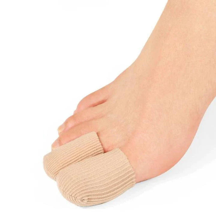 Set of 16 premium fabric toe separators and finger protectors for foot care and pain relief