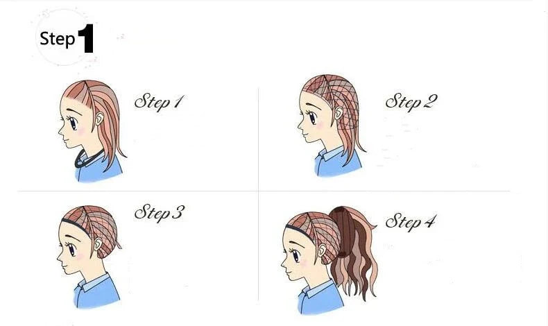 Premium South Korean silk hair extensions in various lengths, providing a natural-looking, long straight hairstyle