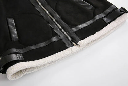Premium casual lambswool jacket for stylish British gentlemen, featuring a zip-up design, timeless solid colour, and durable construction.