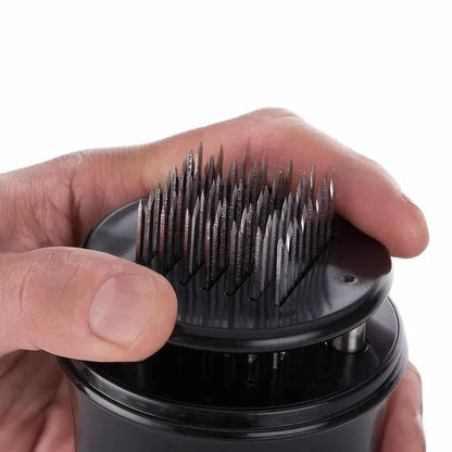 Premium manual eco-friendly stainless steel meat tenderizer for tenderising and softening tough cuts of meat