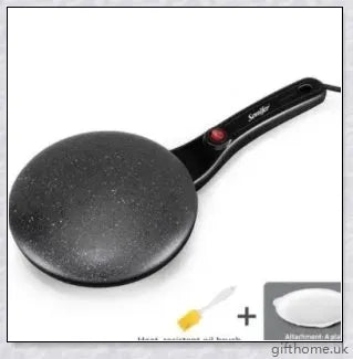 Premium Spherical Crepe Maker with Non-Stick Coating for Effortless Crepe-Making