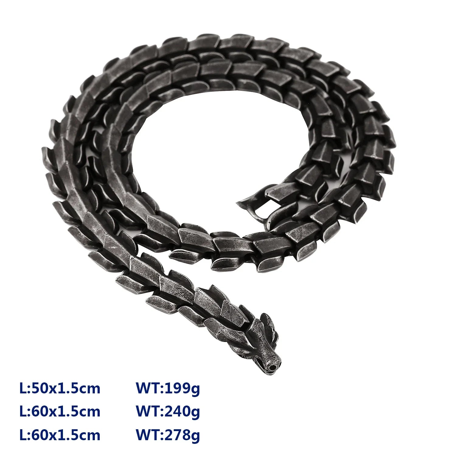 Titanium Steel Men's Necklace with Animal and Zodiac Designs in Steel, Black, and Gold Colors