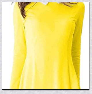 Elegant long-sleeved Peter Pan collar dress in multiple colours, perfect for Halloween or casual wear