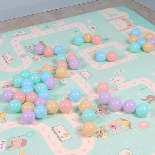 Vibrant, colourful marine balls in a playful, educational set for children's endless fun and development
