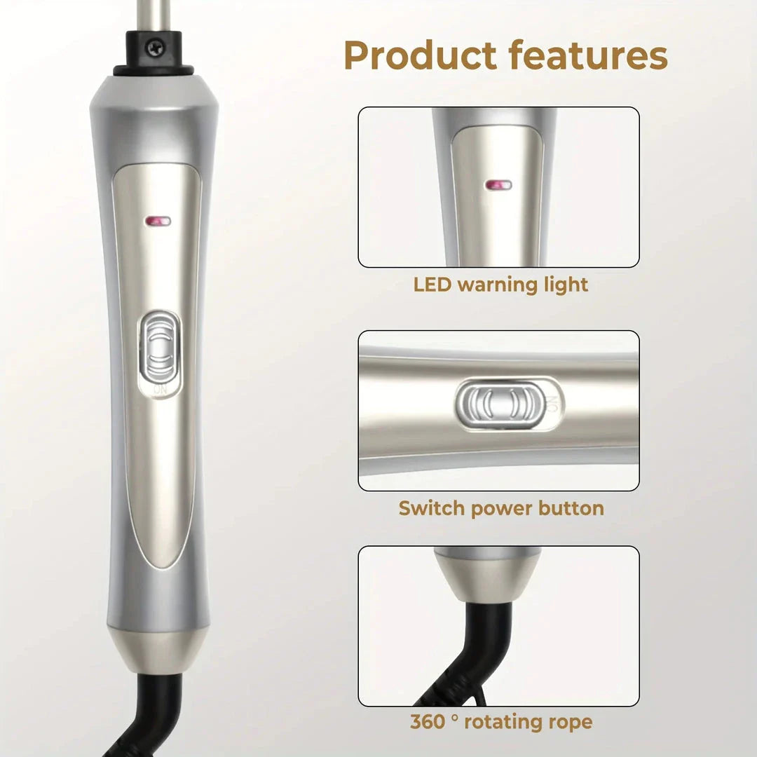 Trendha 9mm Thin Hair Curler with ceramic barrel for creating tight, defined curls