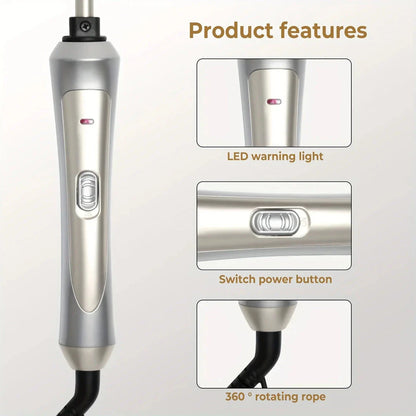 Trendha 9mm Thin Hair Curler with ceramic barrel for creating tight, defined curls