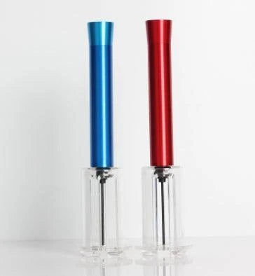 Premium aluminium air wine opener with sleek, modern design for effortless cork removal and smooth pouring