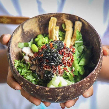 Premium Natural Coconut Bowls - Handcrafted Eco-Friendly Kitchenware for Serving, Decorating and Everyday Use