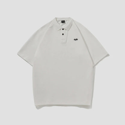 Stylish everyday raglan t-shirt for men in white, dark brown, and melange grey colours