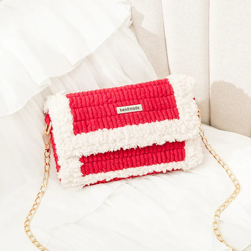 Handcrafted DIY sewing kit with Merino wool materials and tutorial for creating cosy, personalised accessories and gifts