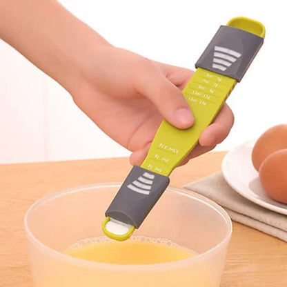 Adjustable Double End Measuring Spoon for precise ingredient measurement in UK kitchens