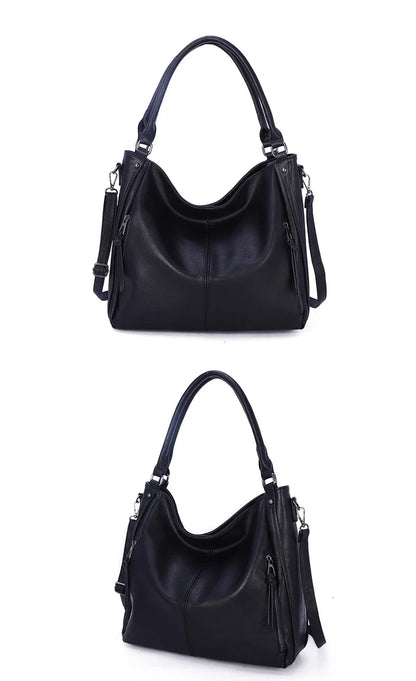 Fashionable PU Leather Bucket Bag with Spacious Interior and Comfortable Single Strap