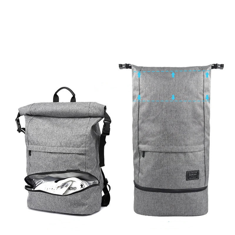 A high-capacity, versatile travel backpack made of durable canvas with a waterproof and breathable design, perfect for outdoor adventures.