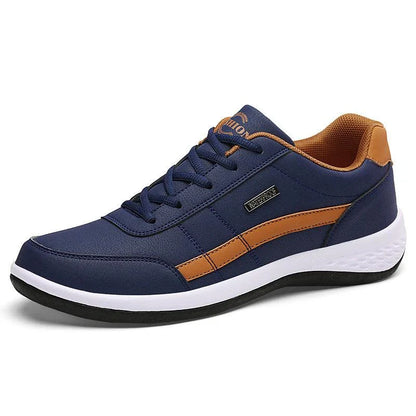 Premium British-made autumn and winter sports shoes with lightweight, wear-resistant construction and viscose sole technology for superior comfort and traction.