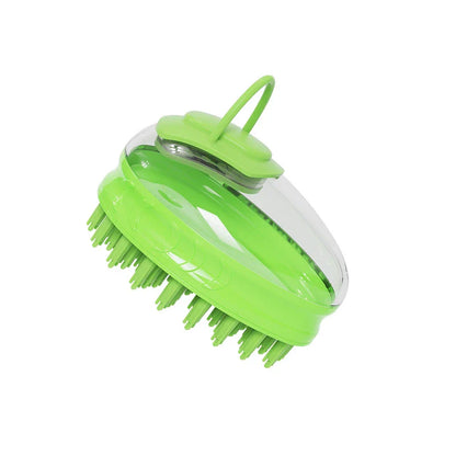 Premium pet bathing brush with massage bristles for soothing and grooming your furry friend