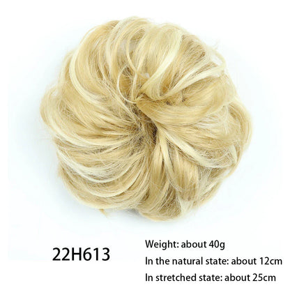 Messy Chignon Donut Hair Bun Pad in Fawn Brown, a versatile hair accessory that provides effortless elegance