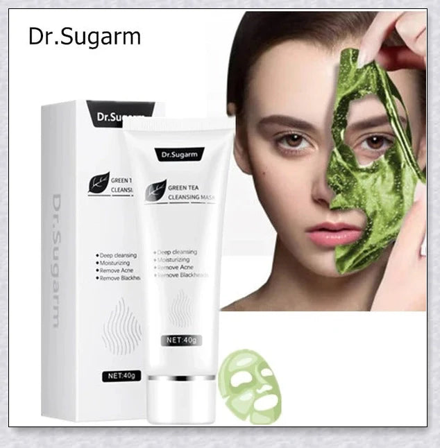 Nourishing Green Tea Peel-Off Mask with botanical extracts for a radiant, healthy-looking complexion