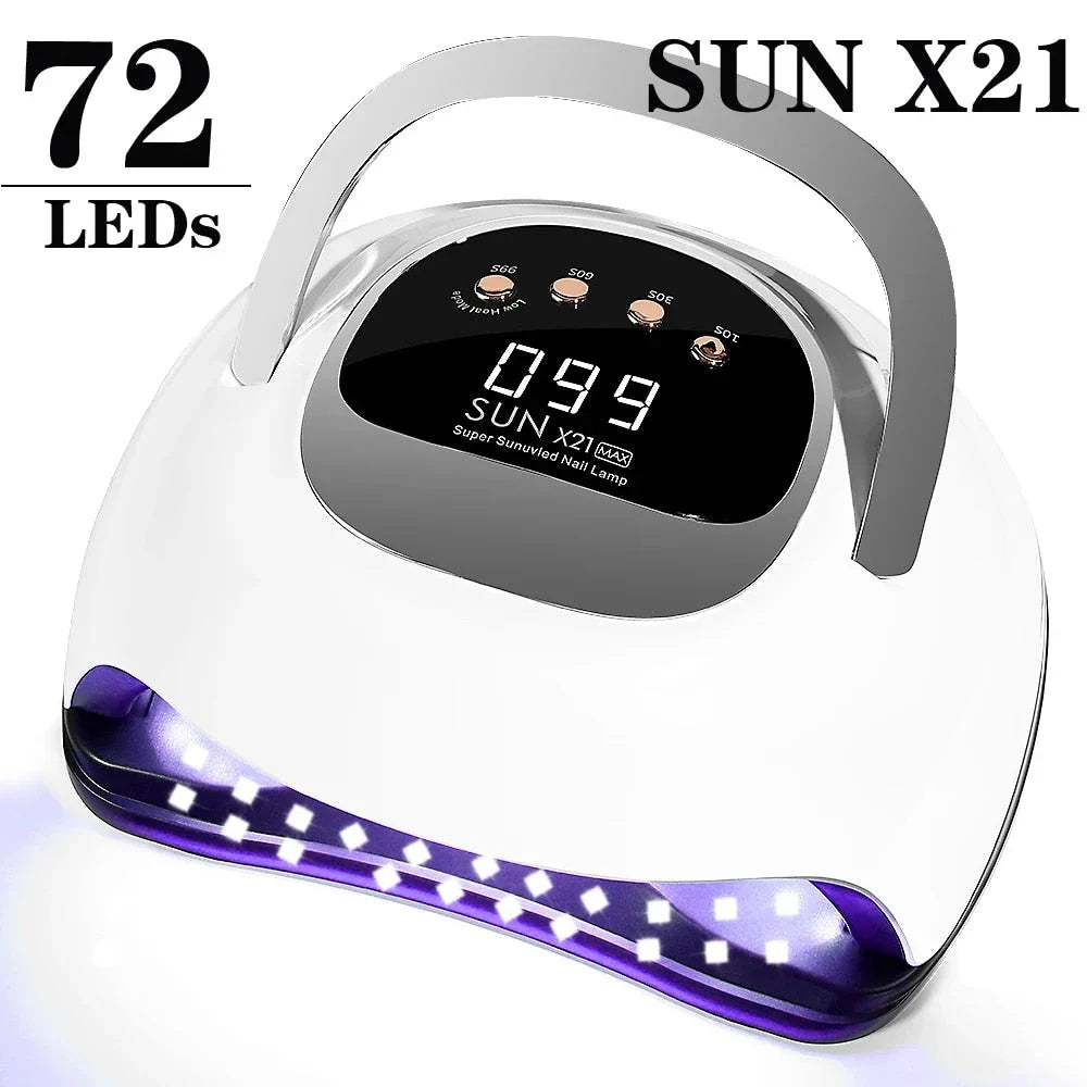 Trendha 320W High Power UV LED Nail Lamp with 4 Timers and Smart Sensor for Salon-Quality Nails at Home