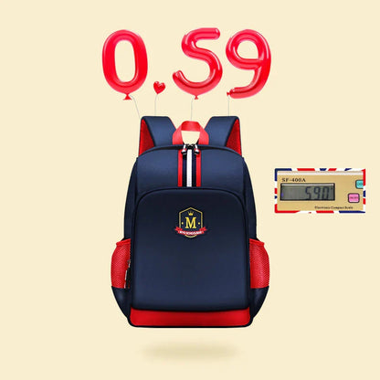 Durable and breathable children's backpack with Oxford cloth construction, spacious 20-35L capacity, and innovative load-reducing technology
