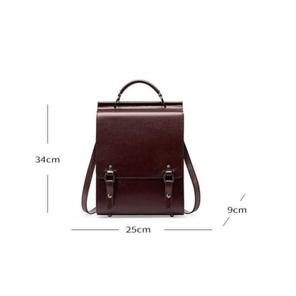 Premium genuine leather backpack with sleek design, organised interior, and comfortable straps for modern British lifestyles