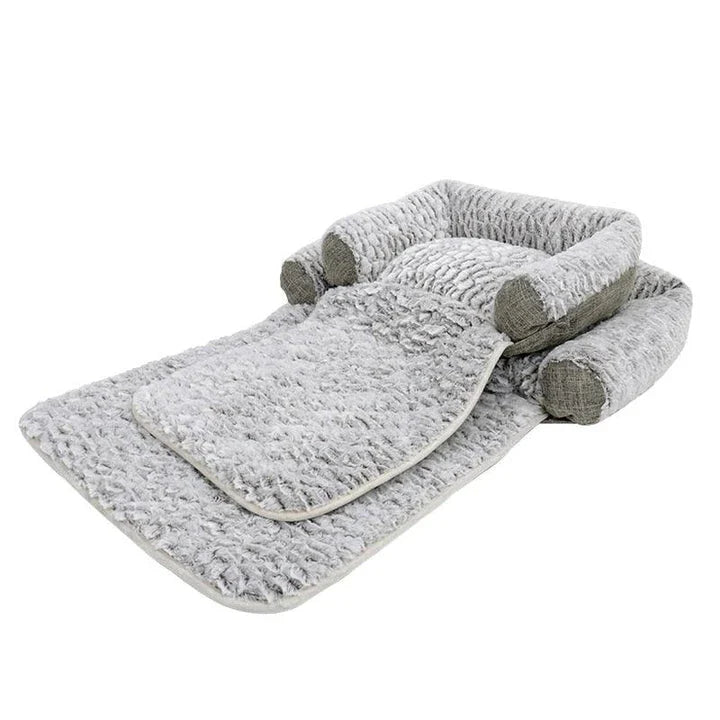 Cosy and spacious pet bed made with premium materials for maximum comfort and support