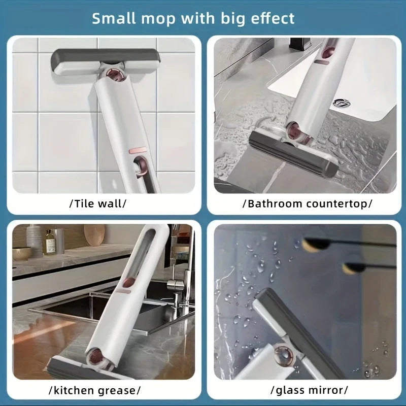 Compact Self-Squeezing Mini Mop for Easy Home Cleaning in the UK