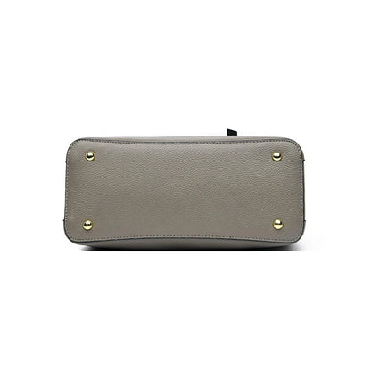 Premium cowhide crossbody handbag in black, grey, red, and yellow colours with adjustable strap and spacious compartments