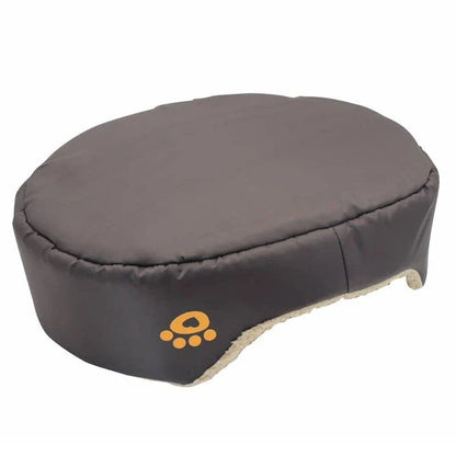 Premium Paw Print Dog Bed with plush cushioning and stylish design for ultimate comfort and relaxation for your canine companion
