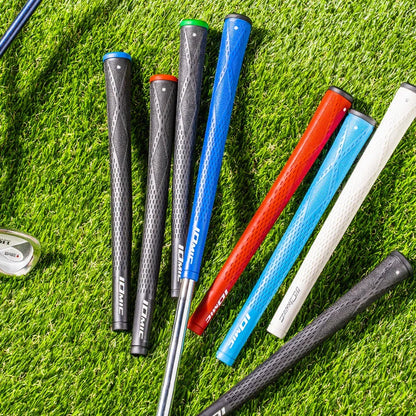 Premium golf grip made with soft, non-slip TPE material for enhanced comfort and control on the golf course