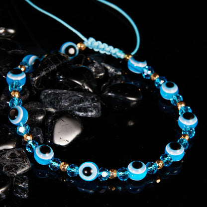 A beautiful adjustable bracelet with sparkling crystal beads in various colours