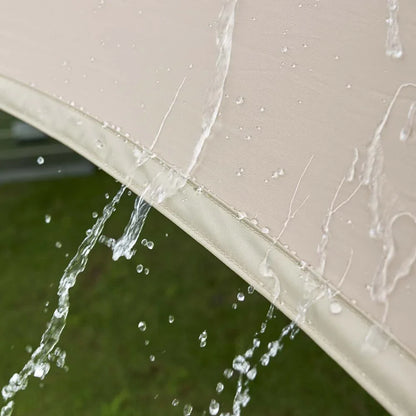 Camping Hexagonal Sun Shelter with durable aluminum frame and waterproof UV-blocking fabric for outdoor activities in the UK