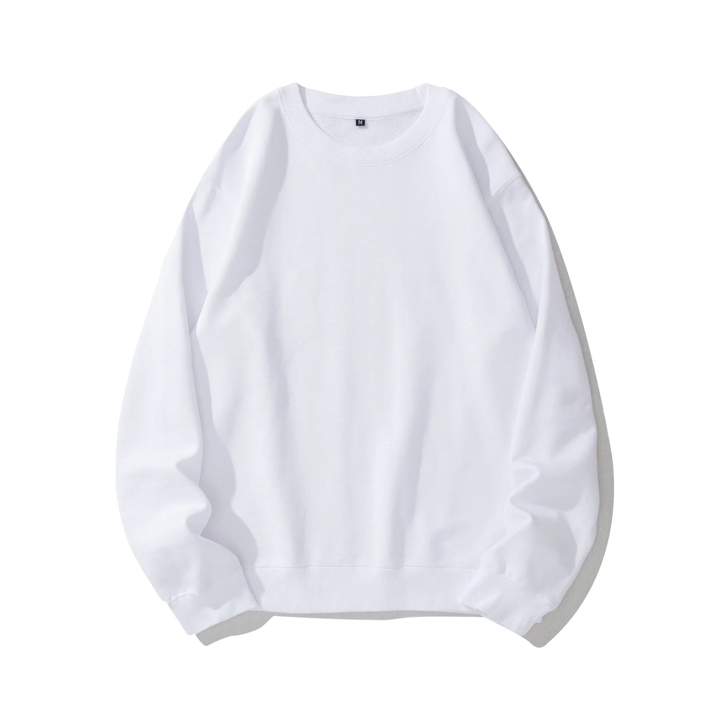Premium heavyweight knitted jumper in a range of solid colours, made with soft cotton terry fabric for cosy comfort.