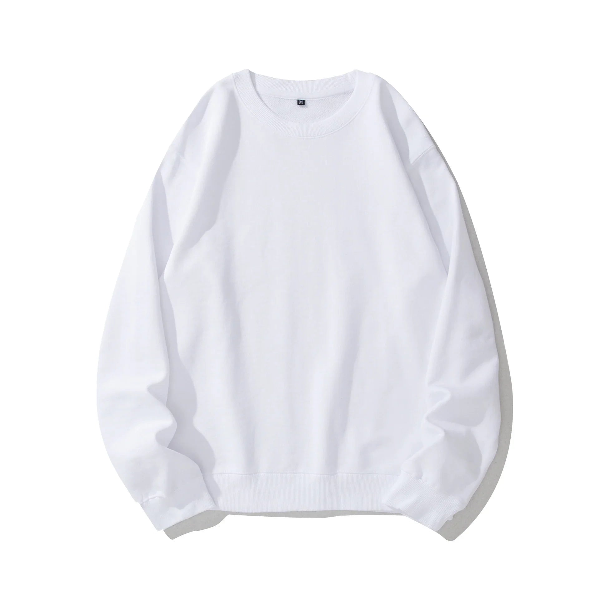 Premium heavyweight knitted jumper in a range of solid colours, made with soft cotton terry fabric for cosy comfort.