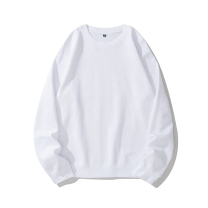 Premium heavyweight knitted jumper in a range of solid colours, made with soft cotton terry fabric for cosy comfort.
