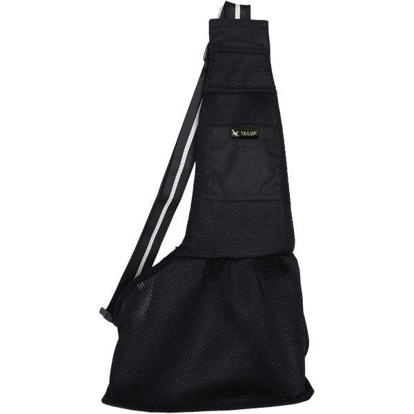 Premium pet carrying sling bag with mesh ventilation, adjustable straps, and reinforced bottom for small dogs and cats up to 6 kg
