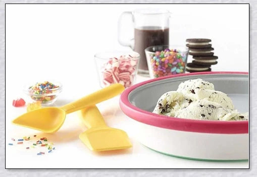 Slushypan Magic Ice Cream Maker - Create homemade frozen treats in minutes with this compact, user-friendly kitchen gadget