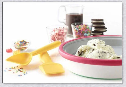 Slushypan Magic Ice Cream Maker - Create homemade frozen treats in minutes with this compact, user-friendly kitchen gadget