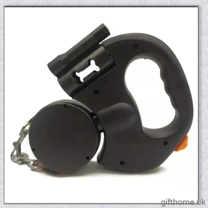 Premium retractable dog leash with dual-headed design for improved control and smooth, tangle-free retraction