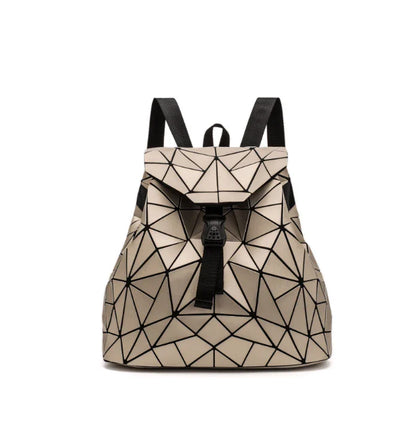 Diamond-patterned backpack in various colours, featuring a sophisticated and contemporary British design